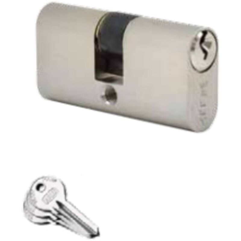 foto del prodotto wally art.64 01ni cilindro ovale mm.54 nichel 10 pz