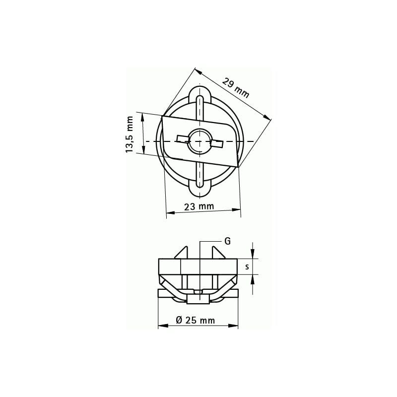 foto del prodotto walraven dadi scorrevoli ez bis rapidrail per bis rapidrail wm0 30 ez m8 6513108