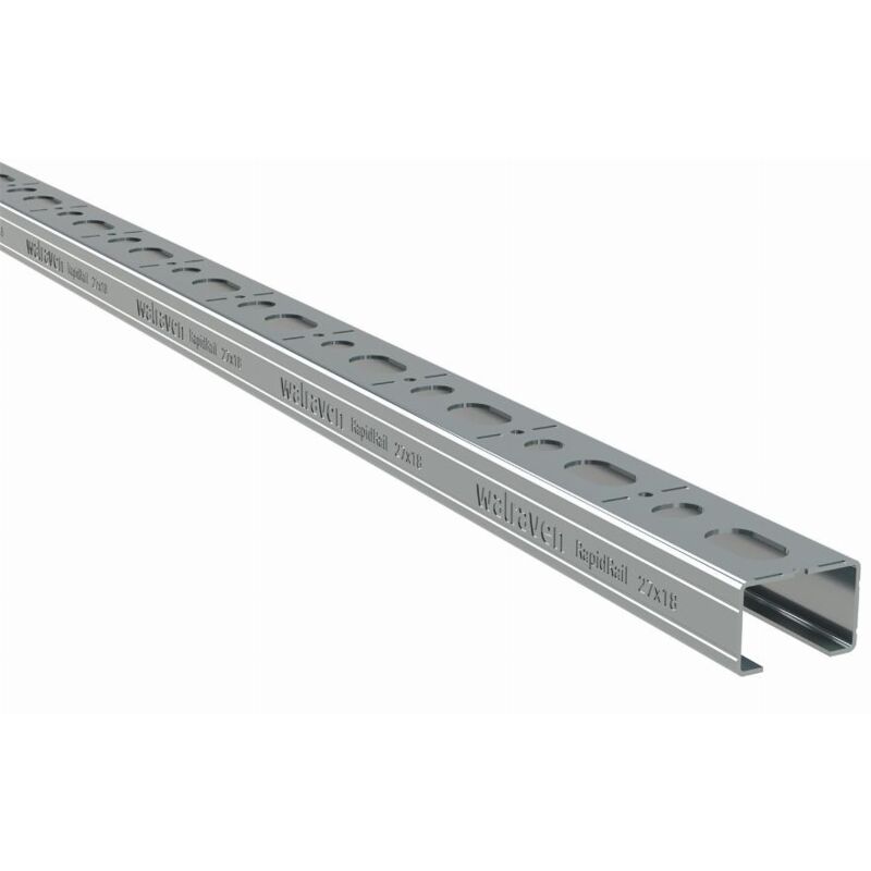 foto del prodotto walraven guida di montaggio rapidrail 27 x 18 mm 2 metri gs 650527182