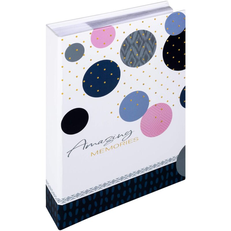 foto del prodotto walther design album fotografico blu 300 foto 10 x 15 cm memo insert album amazing memories me 488 l