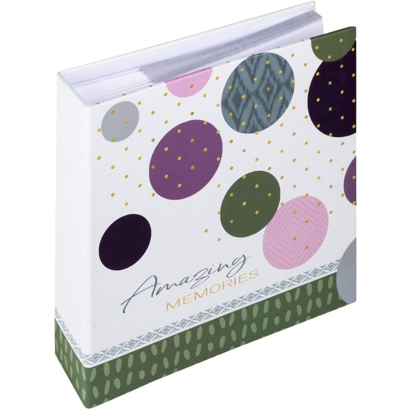 foto del prodotto walther design album fotografico verde 200 foto 10 x 15 cm memo file amazing memories me 486 a