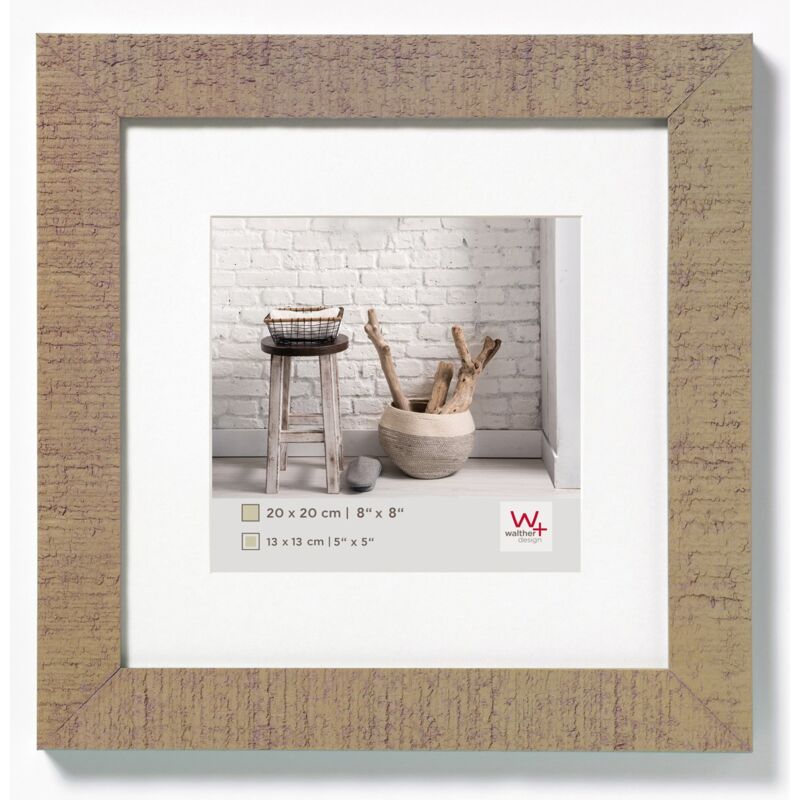 foto del prodotto walther design beige 20 x 20 cm home cornice in legno ho220c
