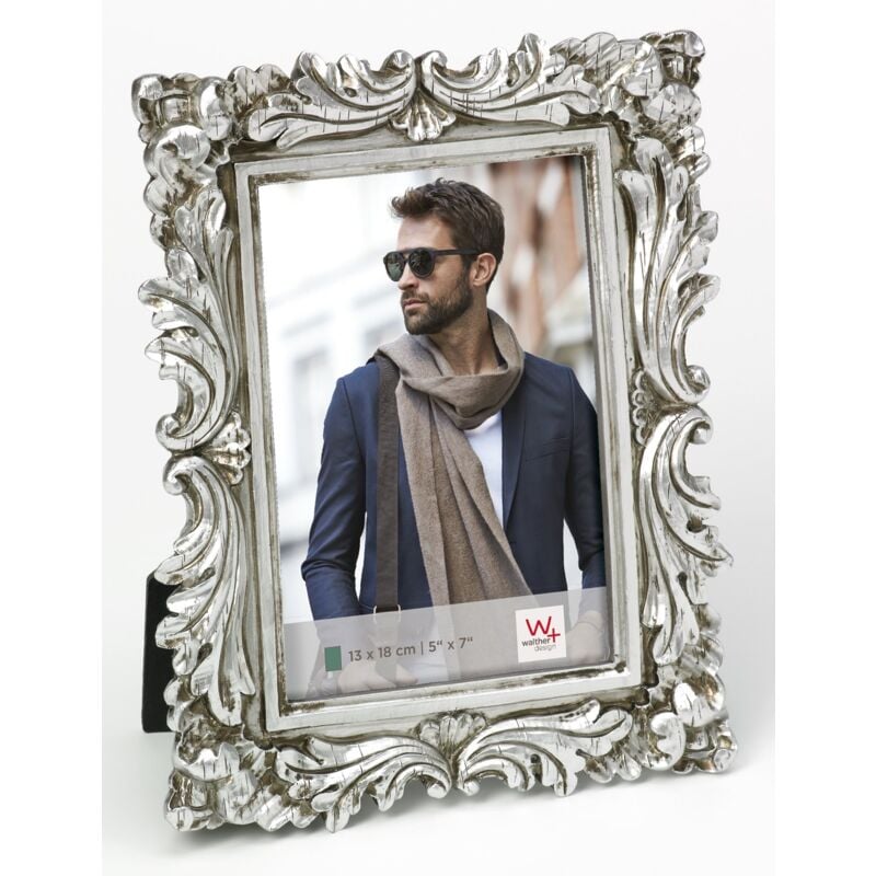 foto del prodotto walther design cornice argento 13 x 18 cm saint germain cornice per ritratto qs318s