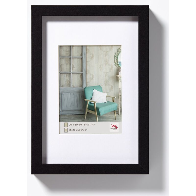 foto del prodotto walther design cornice nera 15 x 20 cm stockholm cornice in legno ea520b