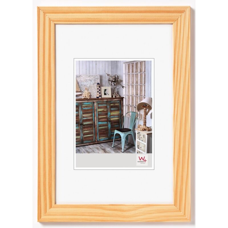 foto del prodotto walther design naturale 18 x 24 cm cornice in legno grado hi824h