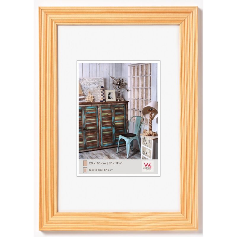 foto del prodotto walther design naturale 24 x 30 cm cornice in legno grado hi430h