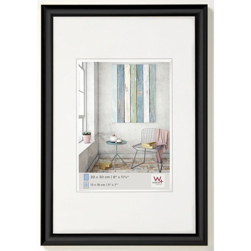 foto del prodotto walther design nero 40 x 50 cm cornice in plastica trendstyle kp050b