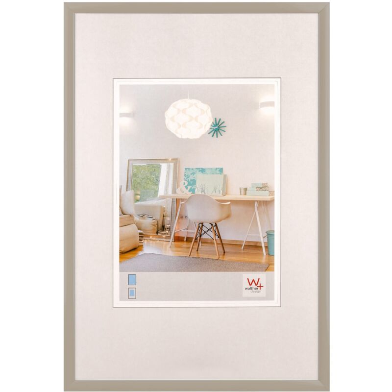 foto del prodotto walther design new lifestyle kv040t cornice in materiale plastico, 30 x 40 cm, grigio