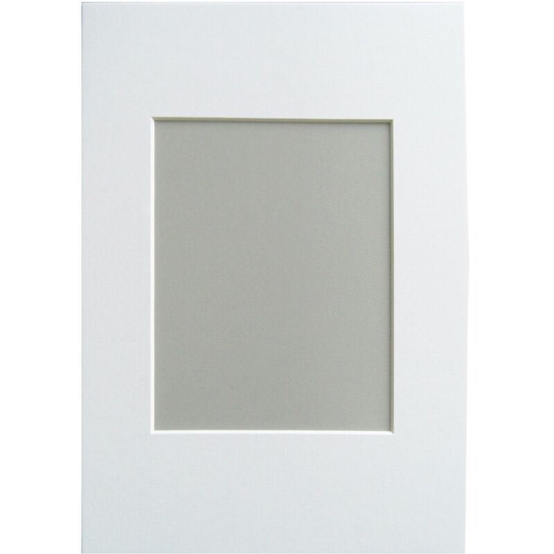foto del prodotto walther design - passe-partouts bianco polare per dimensioni cornice 50 x 70 cm, dimensioni dell'immagine 40 x 60 cm passepartouts pa071s