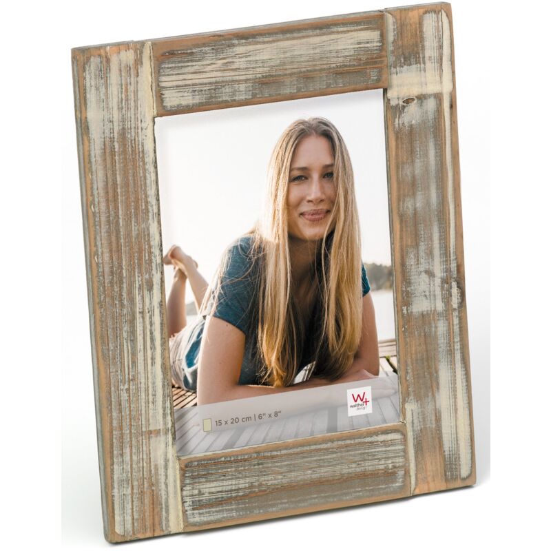 foto del prodotto walther design ql520p longford cornice portafoto 15x20 cm colore marrone, wood, legno