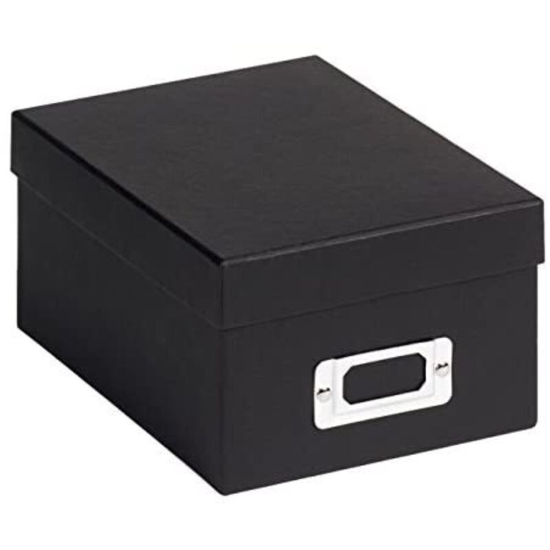 foto del prodotto walther - design scatole portaoggetti nere 10 x 15 cm fun fb-115-b