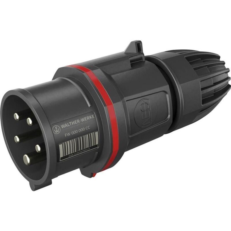 foto del prodotto walther werke fw211506cc connettore maschio cee 16 a 5 poli 230 v, 400 v 1 pz.