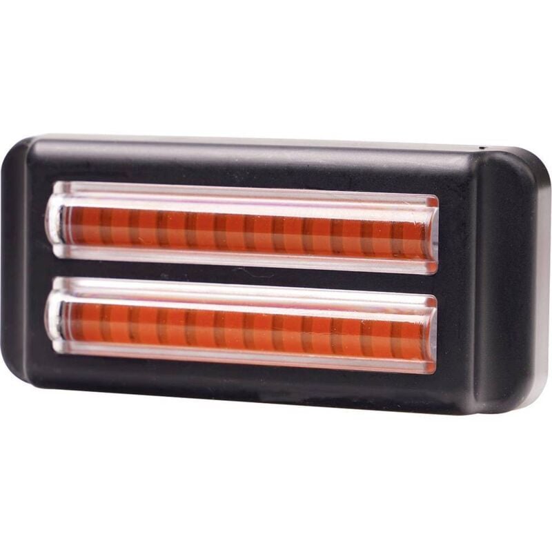 foto del prodotto was lampeggiante anteriore 2469 12 v dc, 24 v dc via rete a bordo montaggio arancione