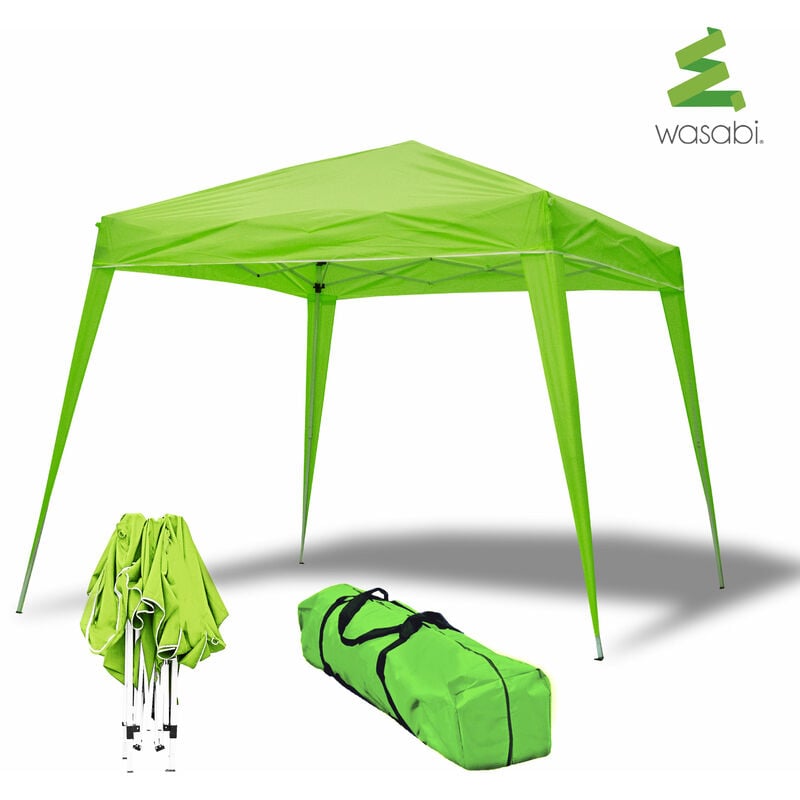 foto del prodotto wasabi compact 3x3m tenda pieghevole in alluminio verde