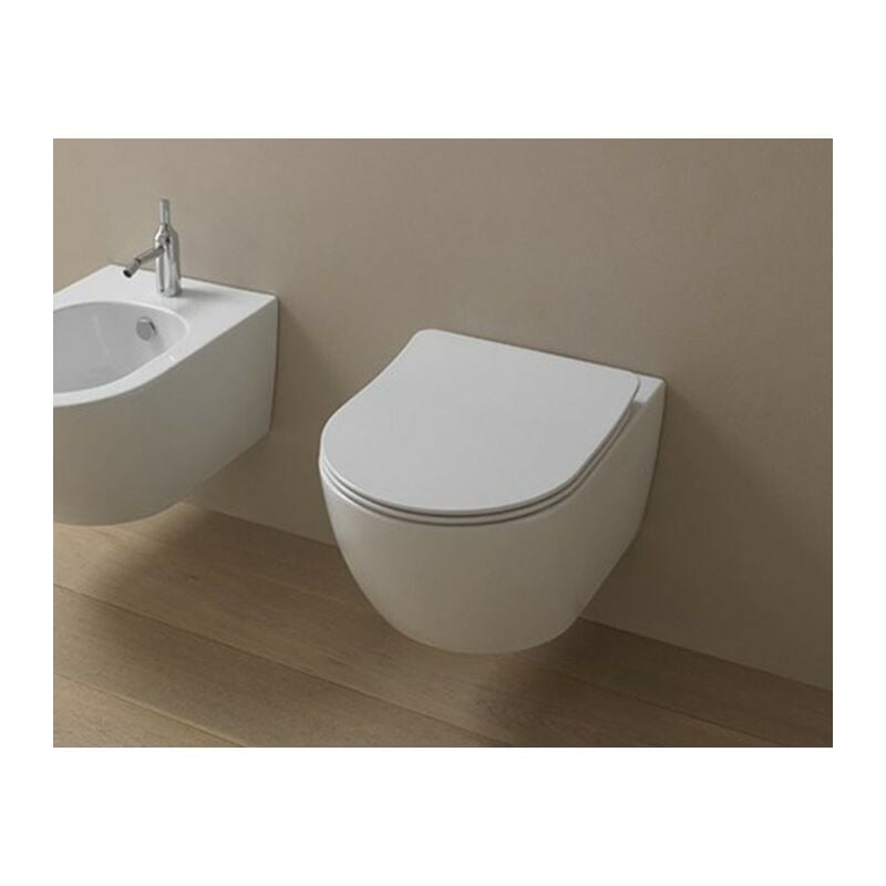 foto del prodotto water bidet like sospeso senza brida cm. 52 5x36 bianco lucido di
