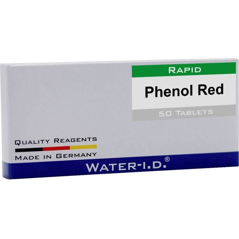 foto del prodotto water id 50 tabletten phenol rot f r flexitester tavolette