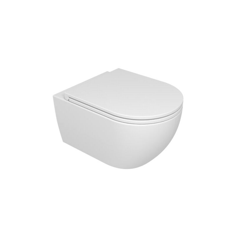foto del prodotto water like sospeso senza brida rimless cm. 52 5x36 bianco