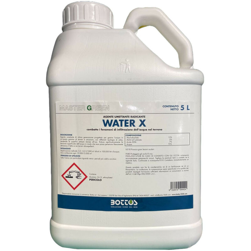 foto del prodotto water x / 5 kg - prodotti speciali per prato - bottos