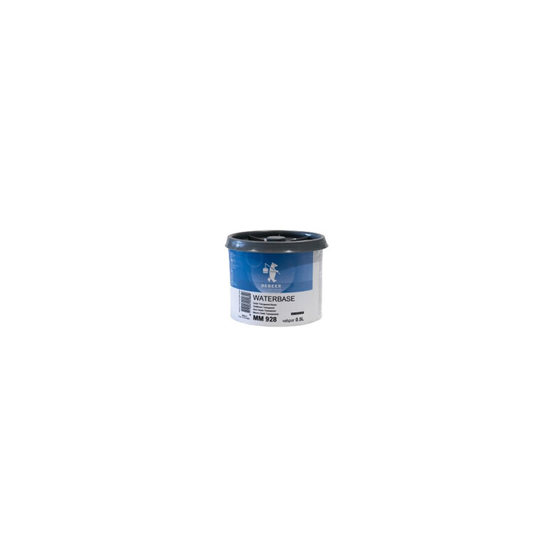 foto del prodotto waterbase mm 928 oxide trasparent brown 0,5 lt debeer