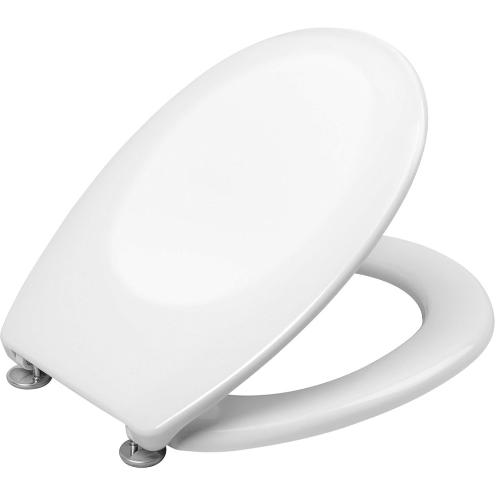 foto del prodotto waterful copriwater sedile wc, modello siros, cerniere in acciai