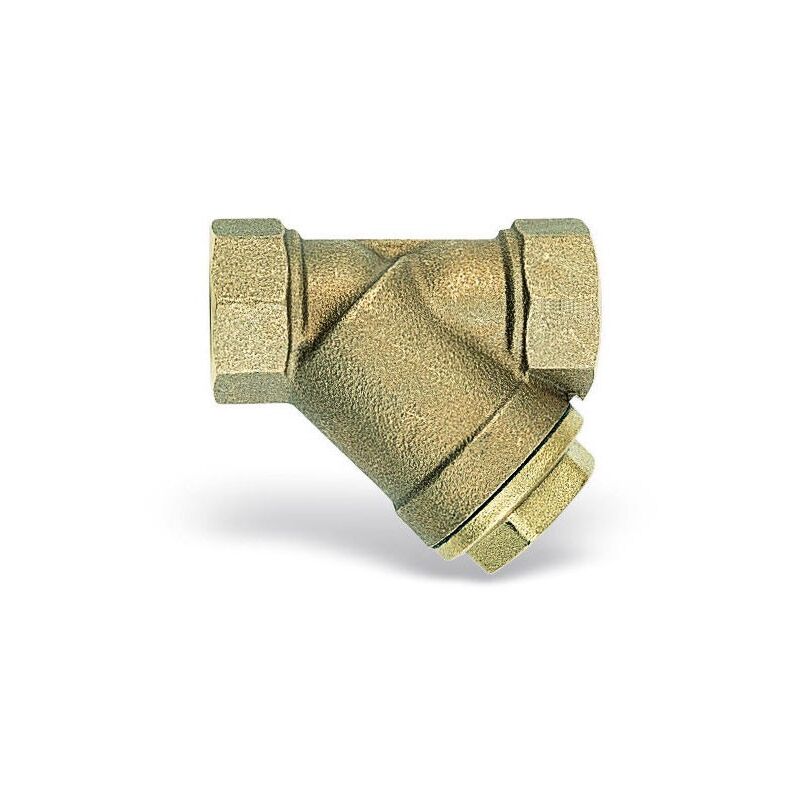 foto del prodotto watts f21nor filtro a y in ottone dn 1 con rete in acciaio inox estraibile aisi 304 capacit filtrante 500 m f21nor25