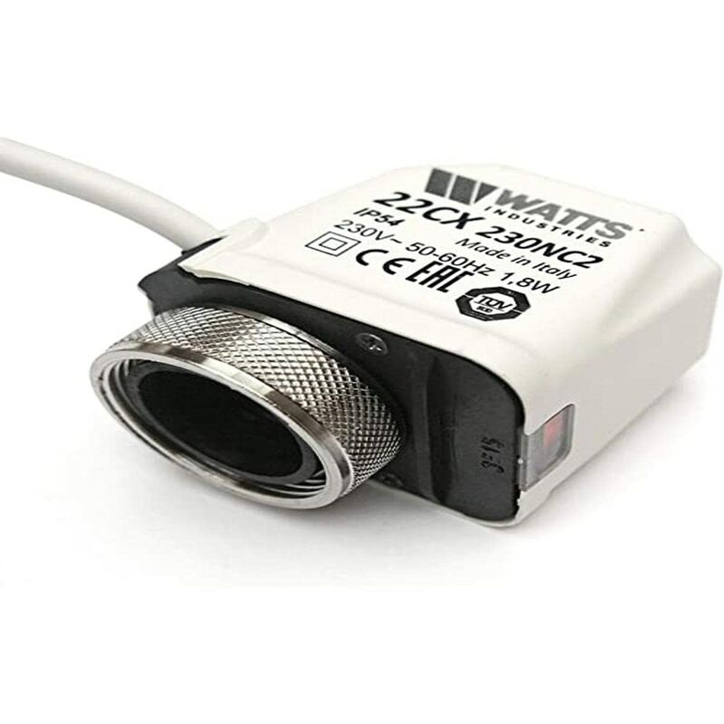 foto del prodotto watts industries 10029671 attuatore per valvola 22c per distributore di circuiti di riscaldamento