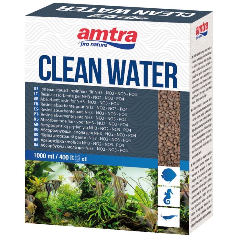 foto del prodotto wave amtra cleanwater assorbe nitriti, nitrati e ammoniaca formato 1000 ml