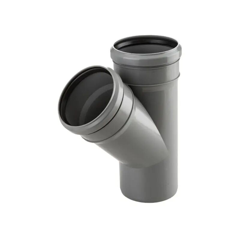 foto del prodotto wavin braga ridotta 45 ad innesto in pp con guarnizione serie ed tech 90 50