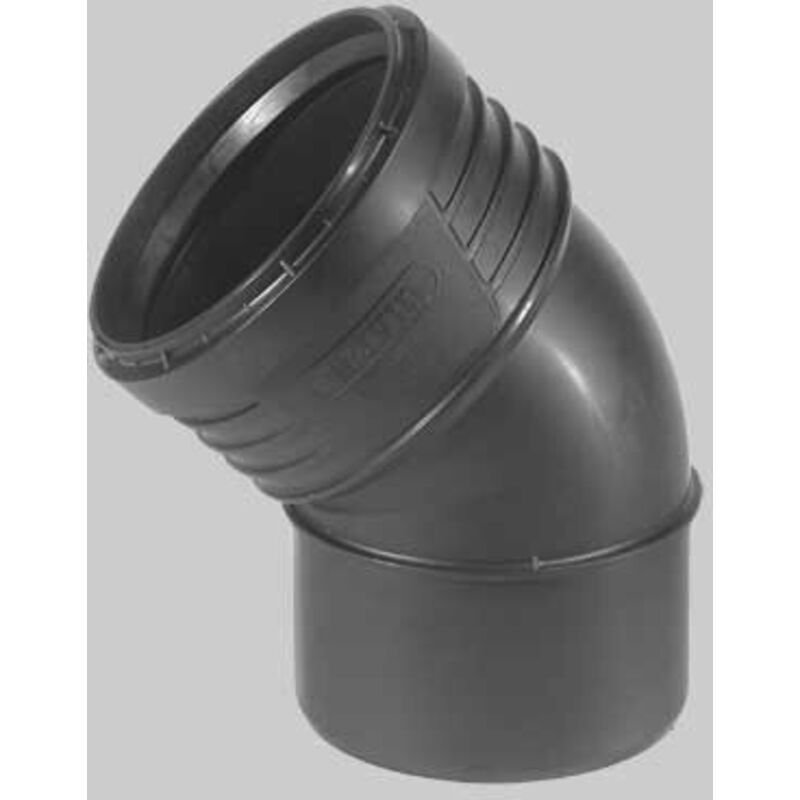 foto del prodotto wavin - curva 87,5° ad innesto pp con guarnizione serie sitech+ insonorizzata ø40