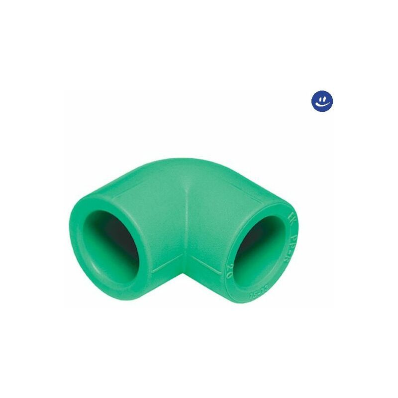 foto del prodotto wavin raccordo curvo 90 in polipropilene femmina femmina serie tigris green 20