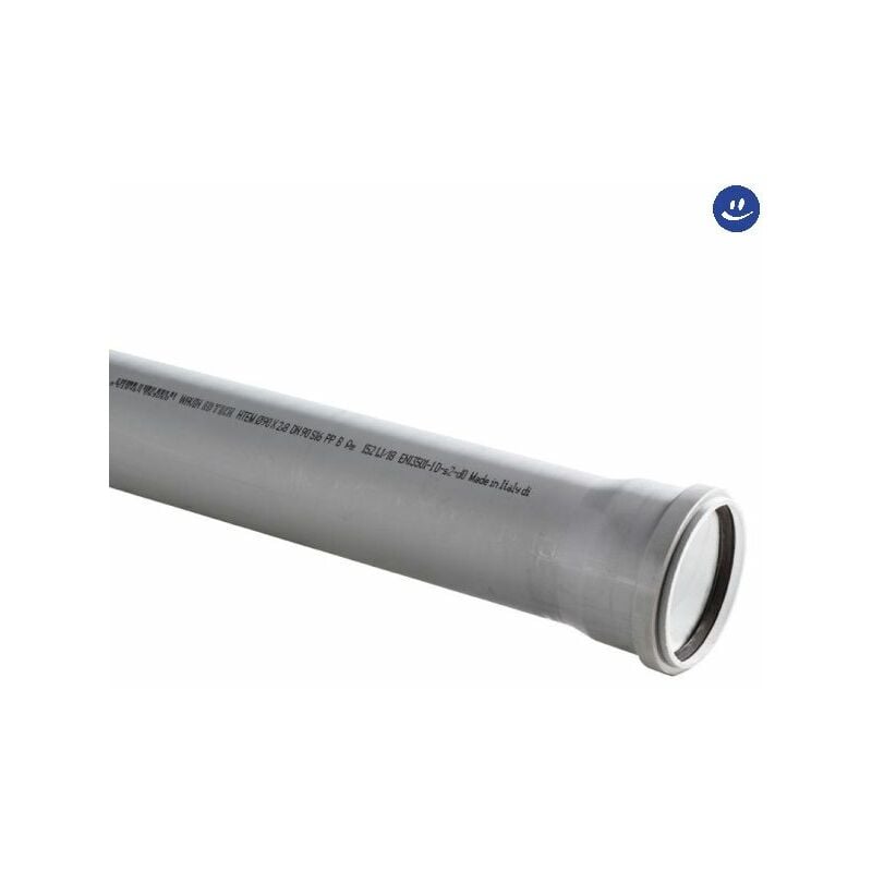 foto del prodotto wavin tubo 1 bicchiere ad innesto in pp con guarnizione serie ed tech 32 mt 0,5
