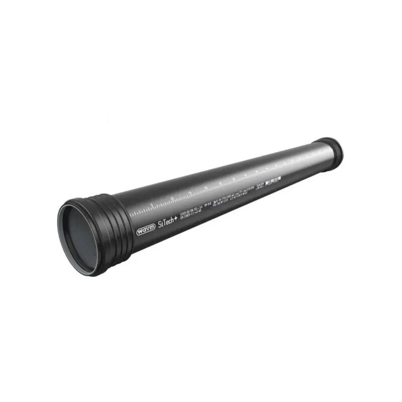 foto del prodotto wavin tubo 2 bicchieri ad innesto in pp con guarnizione serie sitech insonorizzata 40 mt 1,5