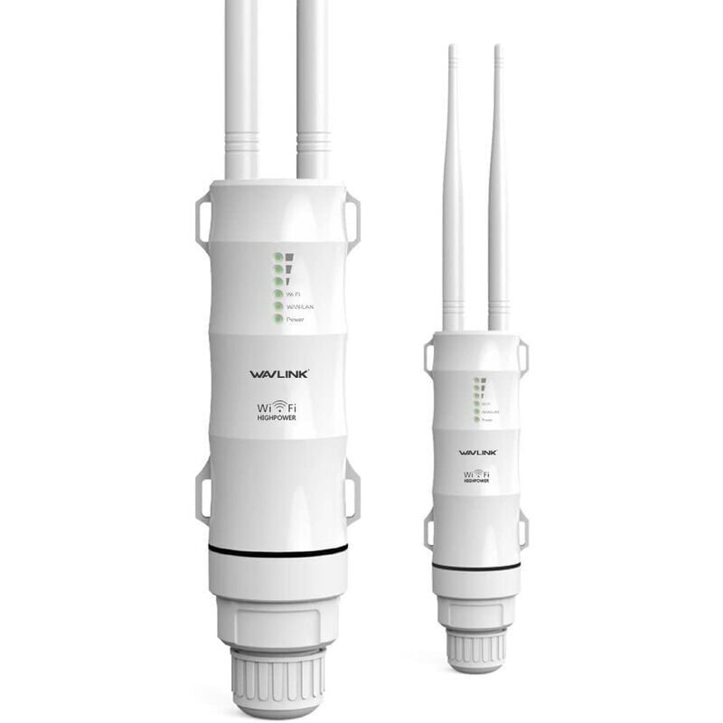 immagine 0 del prodotto wavlink ac600 potente amplificatore wifi esterno ripetitore wifi supporto poe dual band 2.4 5g 2 antenna wifi a lungo raggio
