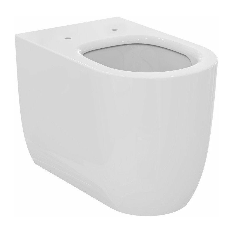 foto del prodotto wc a cacciata a pavimento blend round 360x565x400mm bianco aquablade ideal standard