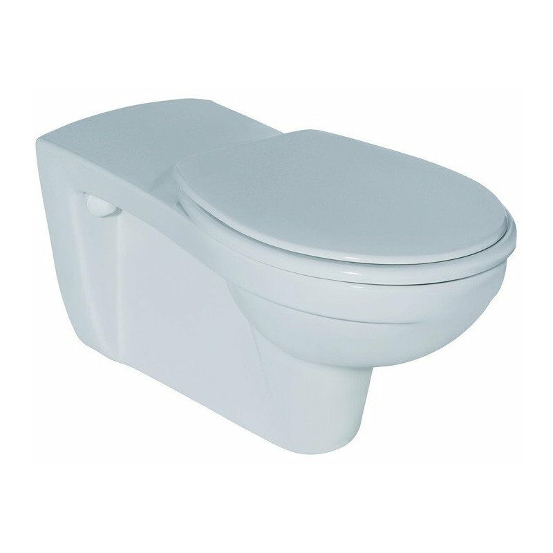 foto del prodotto wc a cacciata sospeso contour 21 senza barriere architettoniche, 355 x 700 x 380 mm bianco ideal standard