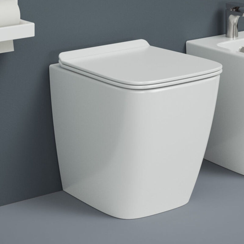 immagine 0 del prodotto wc a terra senza brida the artceram a16 bianco lucido