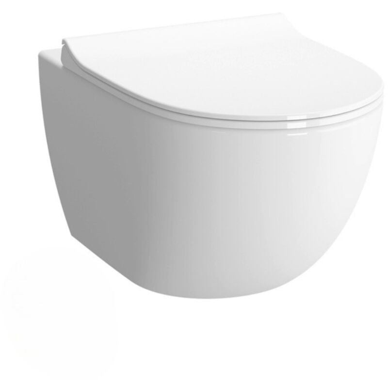 foto del prodotto wc infinitio rimless con fissaggi a scomparsa sedile softclose satinf011rrexp swiss aqua technologies