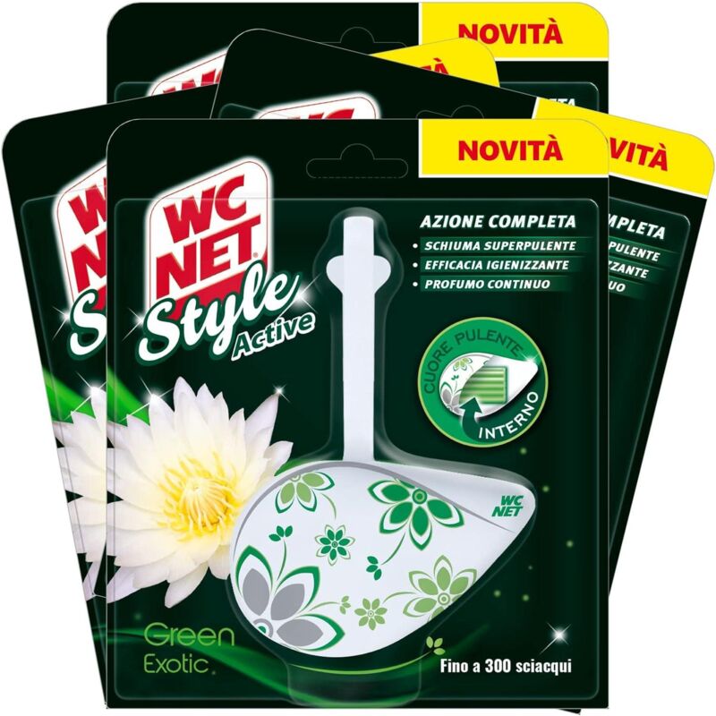 foto del prodotto wc net set 4 pz style active tavoletta green exotic ad azione completa
