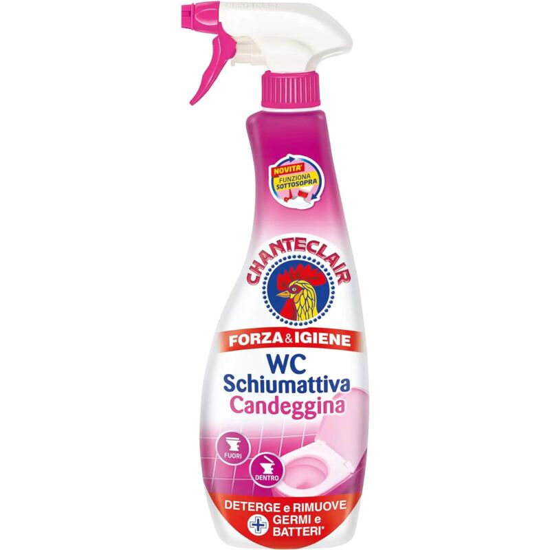 foto del prodotto wc schiumattiva con candeggina spray 625ml forza igiene chanteclair