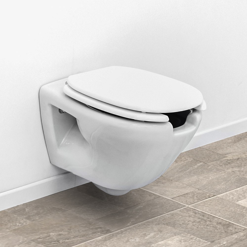 foto del prodotto wc sospeso per disabili con apertura frontale e profondit 55 cm