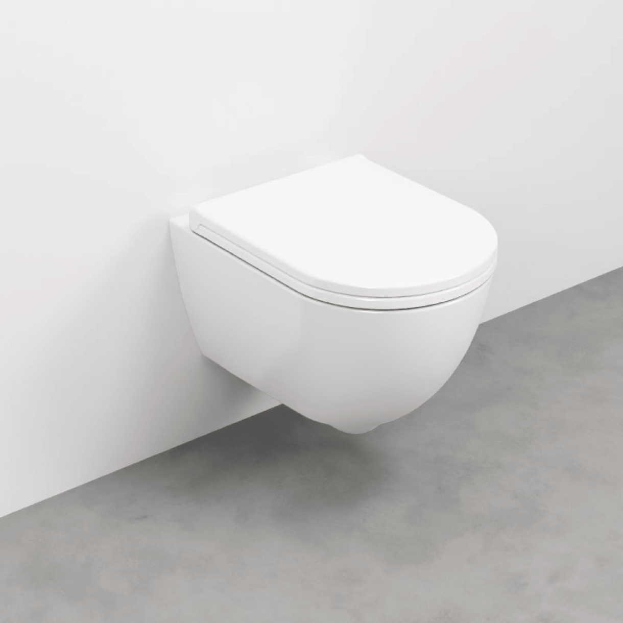 foto del prodotto wc sospeso senza brida ceramica cielo enjoy 53 bianco lucido