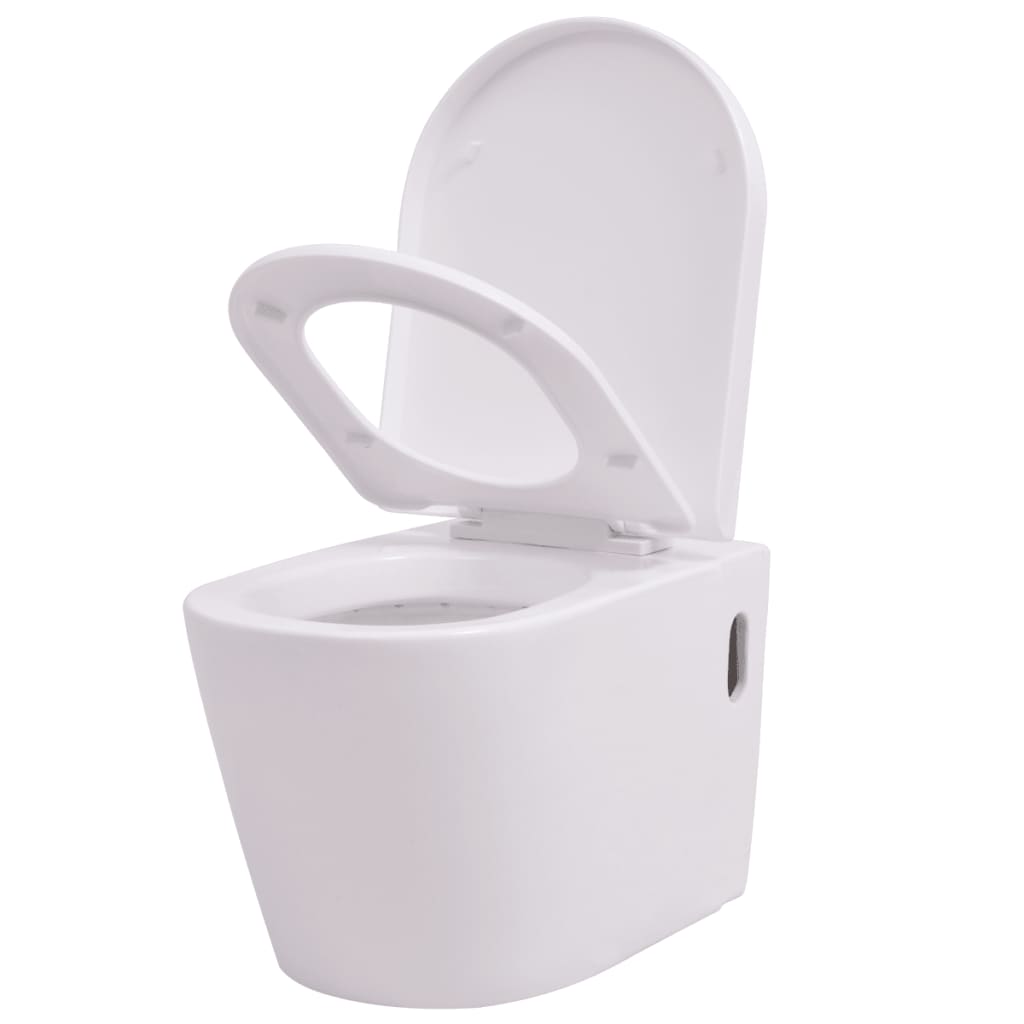 foto del prodotto wc sospeso vaso wc sospeso in ceramica bianca bagno 02 0003571