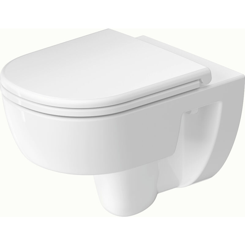 foto del prodotto wc suspendu duravit d-code, avec charnières pr mont es, chasse