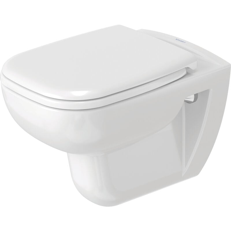 foto del prodotto wc suspendu duravit d-code, chasse d'eau basse, rimless,