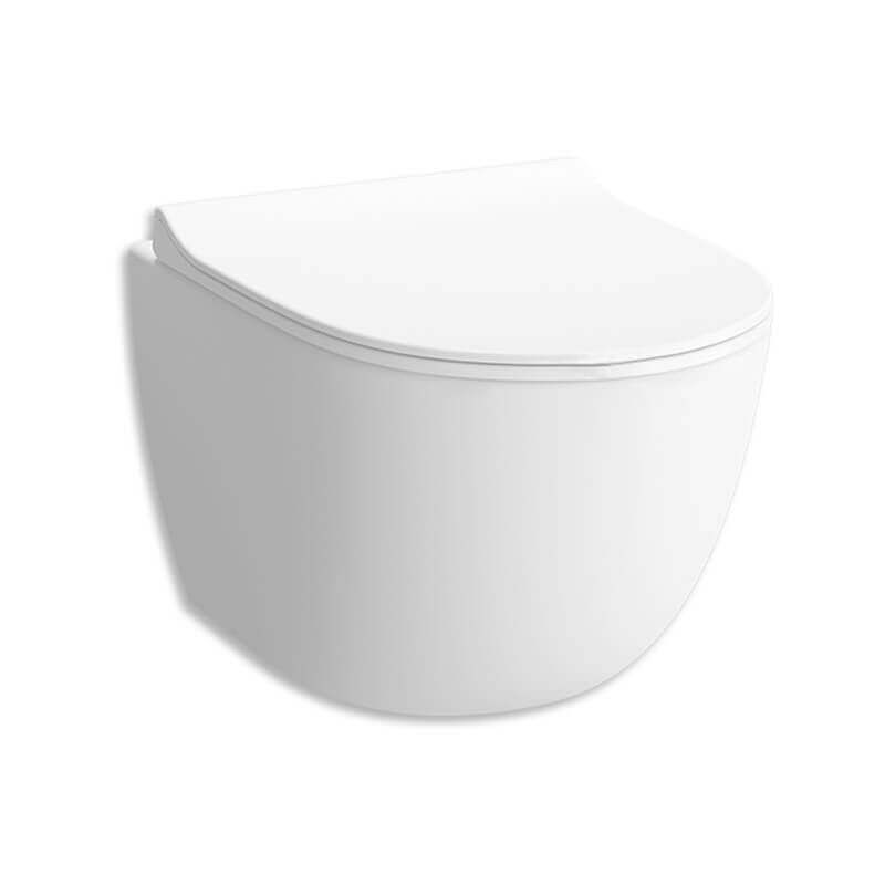 foto del prodotto wc vitra sento sospeso bianco opaco scarico rimless cod. 7748b001 0101