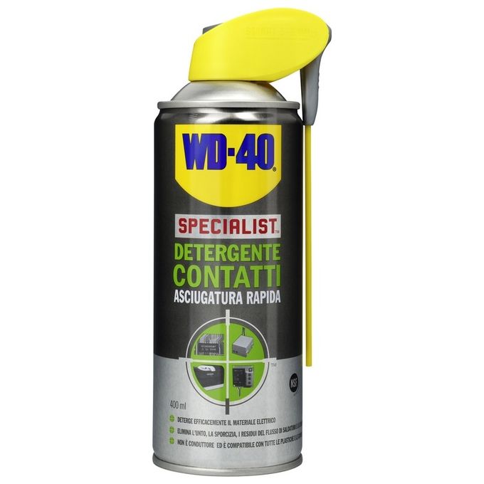 foto del prodotto wd 40 detergente contatti elettrici formato 400 ml linea specialist
