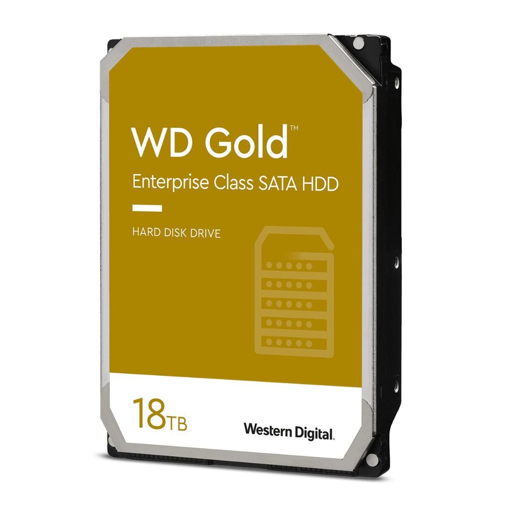 foto del prodotto wd gold 18tb sata 3.5 7200rpm