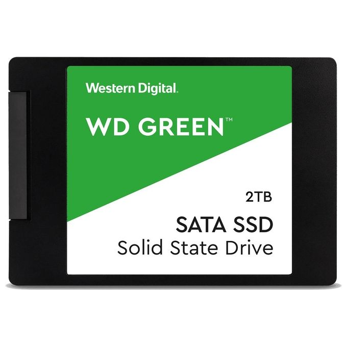foto del prodotto wd green internal ssd 2.5 sata verde 2tb