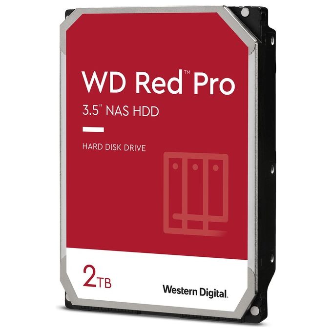 foto del prodotto wd hdd red pro 2tb 3.5 sata 6gb s 64mb