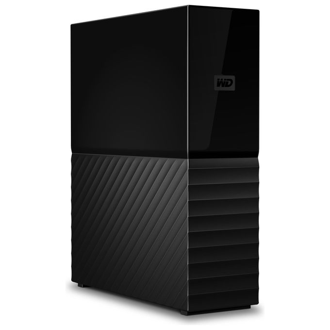 foto del prodotto wd my book 8tb hard disk per desktop usb 3.0 protezione password e back up automatico nero